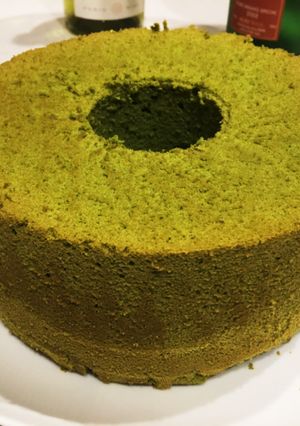 抹茶のシフォンケーキ_しっとりふわふわ✿-レシピのメイン写真