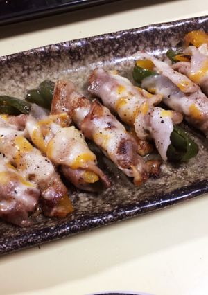 チーズとろ〜り♪豚巻きピーマン-レシピのメイン写真