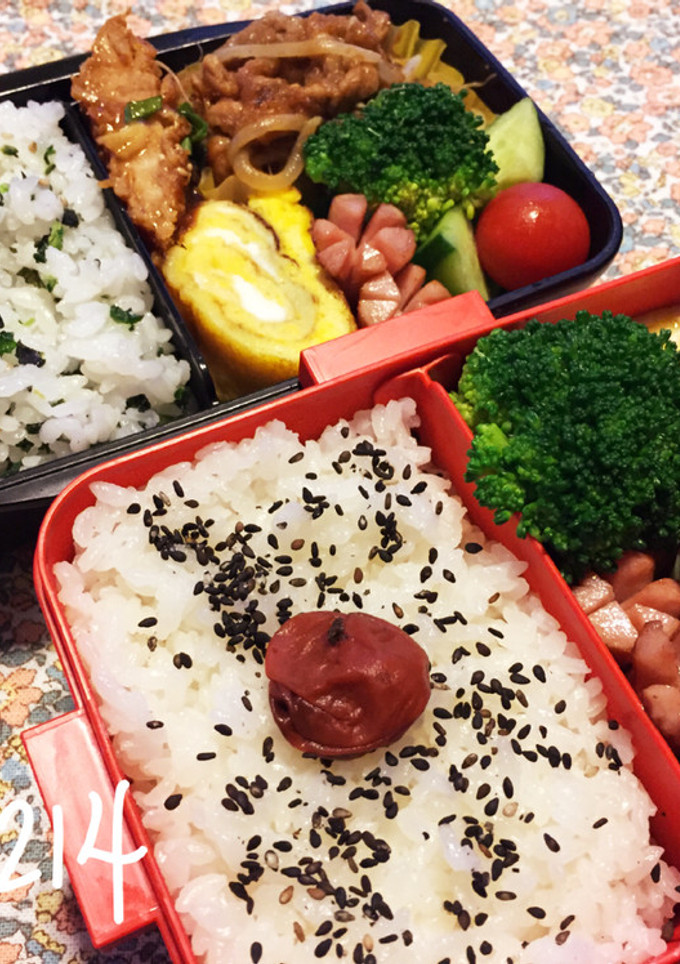 簡単*豚肉のしょうが焼き彼弁♡-レシピのメイン写真