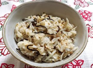 胡麻しらす塩昆布混ぜご飯♡おにぎりにも-レシピのメイン写真