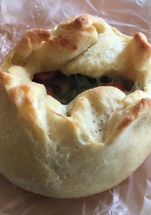 米粉入り、ねぎチーズパン-レシピのメイン写真
