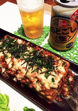レンジで!厚揚げの納豆チーズ♡-レシピのメイン写真