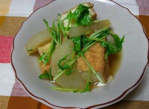 田舎ごはん｢大根と厚揚げの煮物｣-レシピのメイン写真