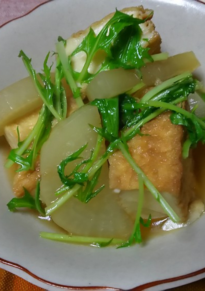 田舎ごはん｢大根と厚揚げの煮物｣-レシピのメイン写真