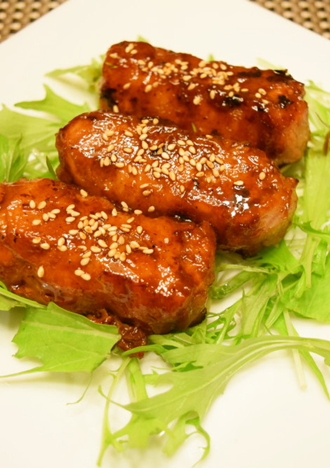 水切り不要！節約おかず☆肉巻き厚揚げ-レシピのメイン写真