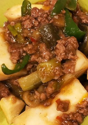 ナスとピーマンとかぶの麻婆！麻婆冬野菜-レシピのメイン写真