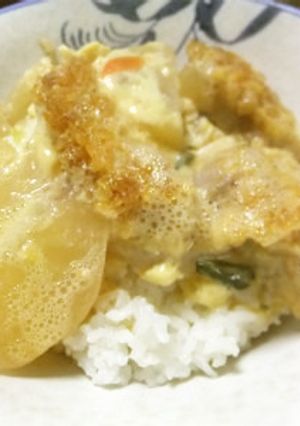 お鍋の残りでカツ丼-レシピのメイン写真