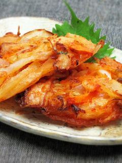 キムチかきあげ-レシピのメイン写真