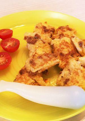 超簡単！1才パクパク納豆お焼き-レシピのメイン写真