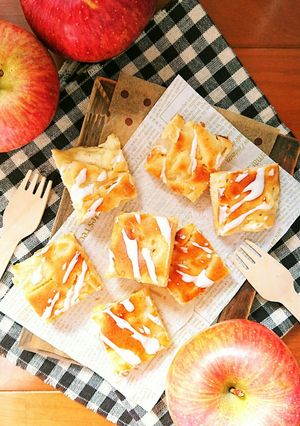ホケミで簡単☆天板で薄焼きりんごケーキ。-レシピのメイン写真