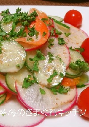 野菜の水玉サラダ-レシピのメイン写真