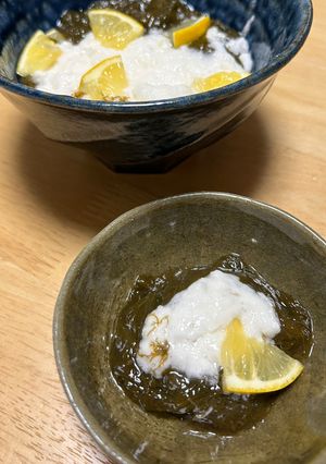 沖縄もずくの自然薯和え-レシピのメイン写真