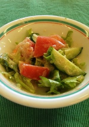 シャキシャキ野菜のヨーグルトソース-レシピのメイン写真
