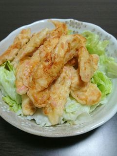 紅しょうが衣の鶏天!-レシピのメイン写真