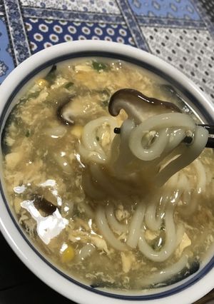 ちょー⭐️簡単かき玉うどん-レシピのメイン写真