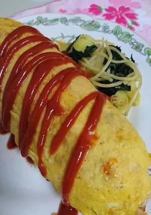 簡単。夕食!オムライス-レシピのメイン写真