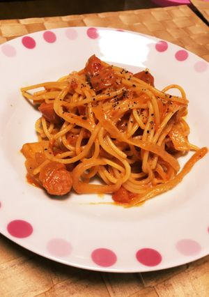 超簡単トマトクリームパスタ-レシピのメイン写真