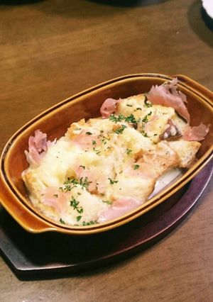 簡単激ウマ！スープの素でパングラタン♡-レシピのメイン写真