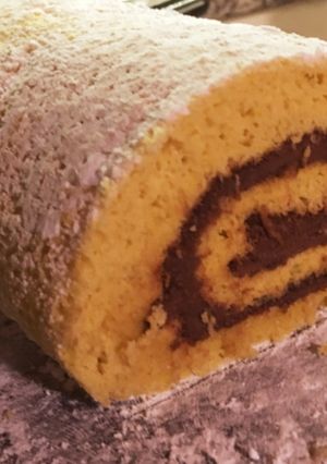 ヌテラLOVEさん♡必見!ロールケーキ-レシピのメイン写真