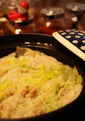 ホっと中華風♡白菜と豚肉のミルフィーユ鍋-レシピのメイン写真