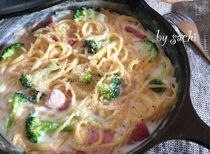 クリームスープ☆ワンポットパスタ-レシピのメイン写真
