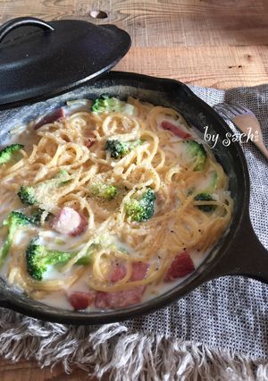 クリームスープ☆ワンポットパスタ-レシピのメイン写真