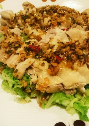 ゆで鶏 特製ネギダレかけ-レシピのメイン写真