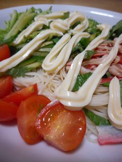 サラダそうめん-レシピのメイン写真