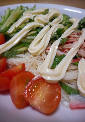 サラダそうめん-レシピのメイン写真