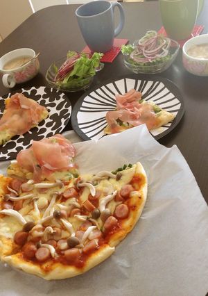 簡単ピザ-レシピのメイン写真