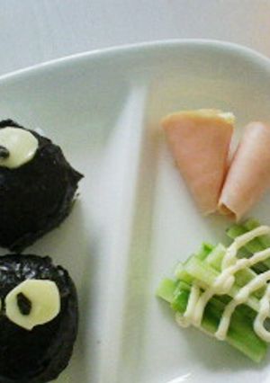 キャラご飯★まっくろくろすけ-レシピのメイン写真