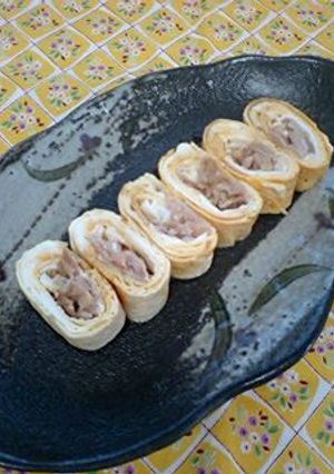 ツナチーズの玉子焼き-レシピのメイン写真