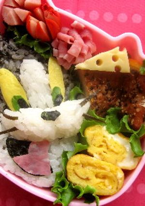 トムとジェリーのキャラ弁(トム編)-レシピのメイン写真