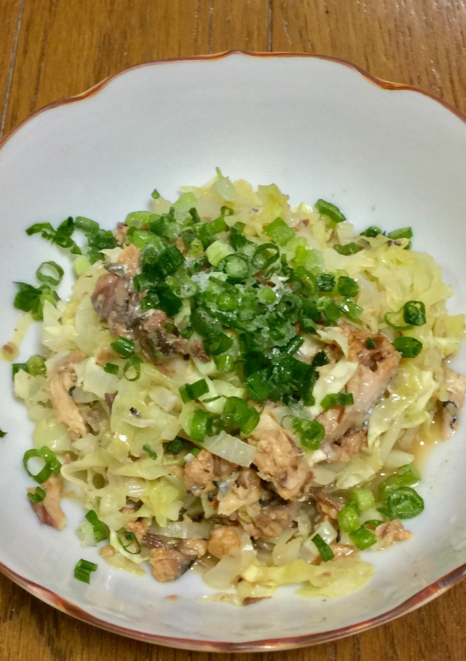 千切りキャベツと鯖缶の和え物-レシピのメイン写真
