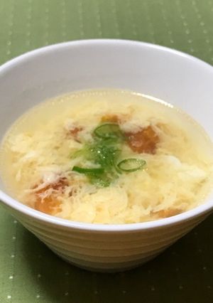 ドライトマトの卵とじ中華スープ-レシピのメイン写真