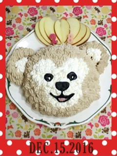ダッフィーケーキ-レシピのメイン写真