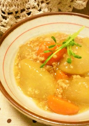 ぱぱっと!大根のそぼろ煮-レシピのメイン写真
