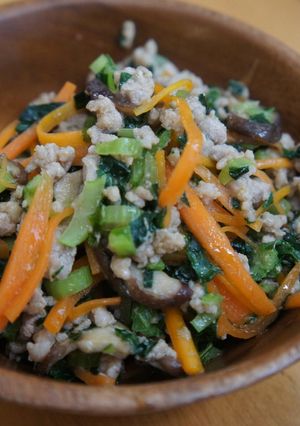 冷蔵庫の残り物で簡単野菜炒め-レシピのメイン写真