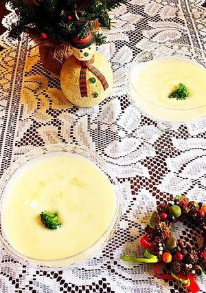 ブロッコリーの茎でトロトロポタージュ♡-レシピのメイン写真