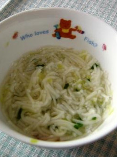 にゅうめん(離乳食・中期~)-レシピのメイン写真