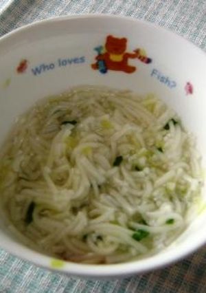 にゅうめん（離乳食・中期～）-レシピのメイン写真