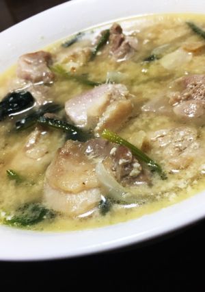 鶏肉とホウレンソウと玉ねぎのホエー煮込み-レシピのメイン写真