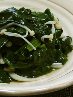 ほうれん草とえのきのおひたし-レシピのメイン写真