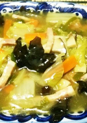 白菜とベーコンの中華風あんかけ-レシピのメイン写真