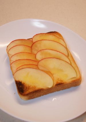 りんごトースト-レシピのメイン写真