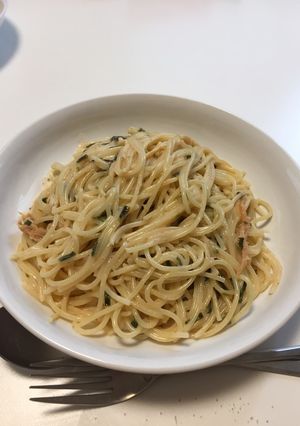 さきいかのタラコクリームパスタ-レシピのメイン写真