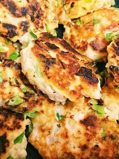 はんぺんと木綿豆腐のお焼き-レシピのメイン写真