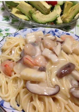 シチューでカルボナーラ-レシピのメイン写真