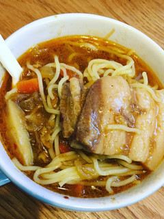 角煮とカレーの残り物で♡簡単ラーメン-レシピのメイン写真