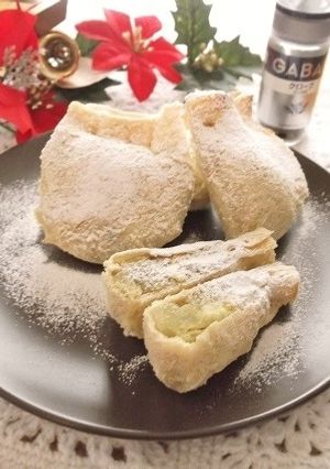 スイートポテトチーズパイ風　焼き巾着-レシピのメイン写真